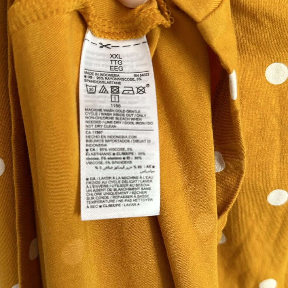 Set of 2 - NWT XXL Old Navy Jersey Dresses Yellow and Bright True Red. - Picture 3 of 5